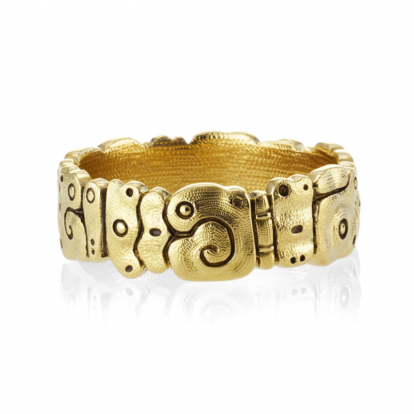 Alex Sepkus 18 Karat Yellow Gold Flora Band