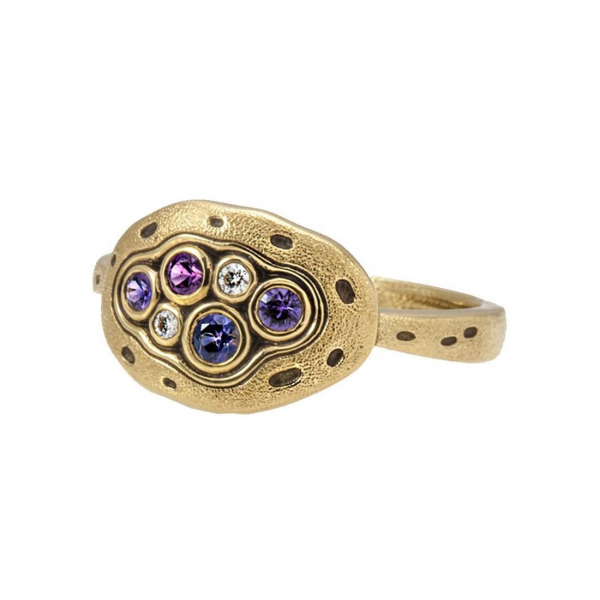 Alex Sepkus 18k Yellow Gold Little Pool Ring