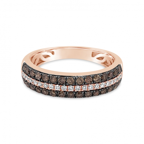 14k Rose Gold Chocolate Diamond Ring