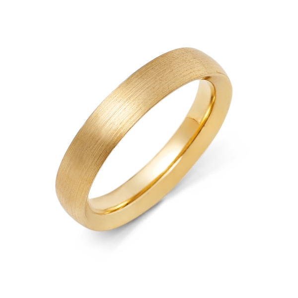 14k Yellow Gold Mens Wedding Band