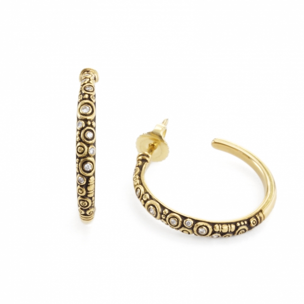 Alex Sepkus Diamond Hoop Earrings