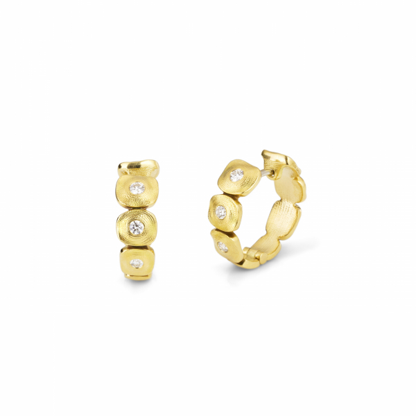 Alex Sepkus 18k Yellow Gold Huggie Earrings