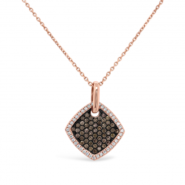 14k Rose Gold Diamond Necklace