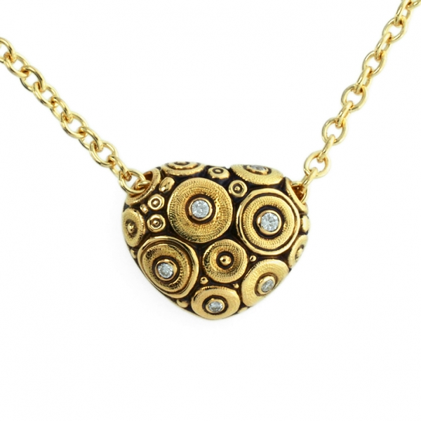 Alex Sepkus Diamond Heart Pendant