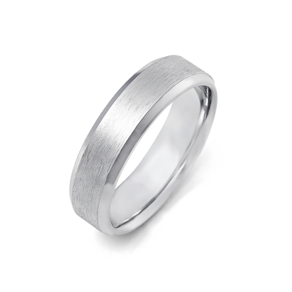 Platinum Mens Wedding Band