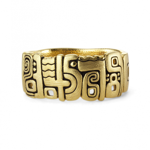 Alex Sepkus 18 Karat Yellow Gold Numbers Ring