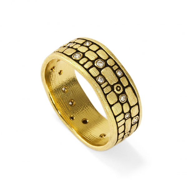 Alex Sepkus 18k Yellow Gold Old Bridge Band