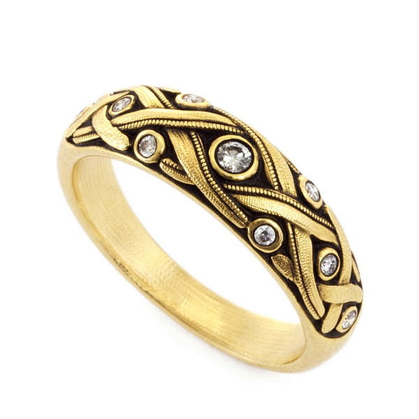 Alex Sepkus Vine Diamond Ring
