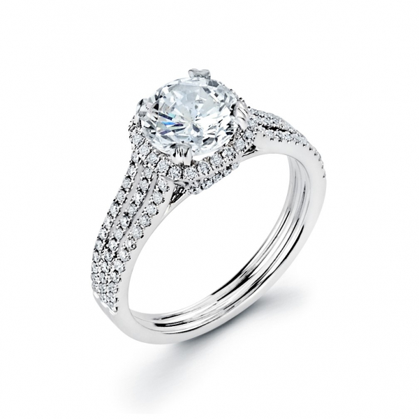Halo Rings from Sausalito Jewelers in Sausalito, California
