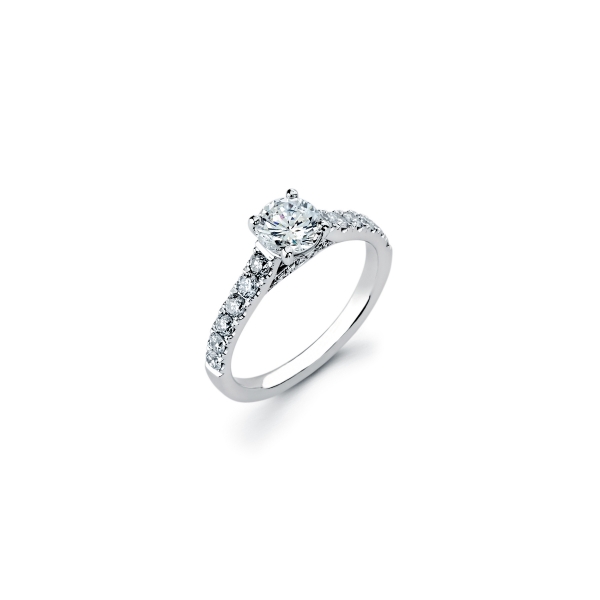 Classic diamond engagement ring - Sausalito Jewelers