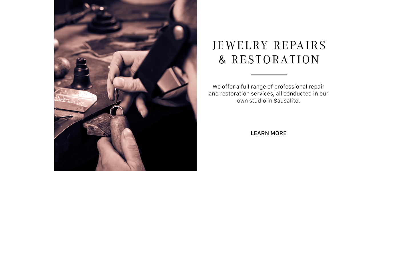 Professional Jewelry Repair Sausalito - 